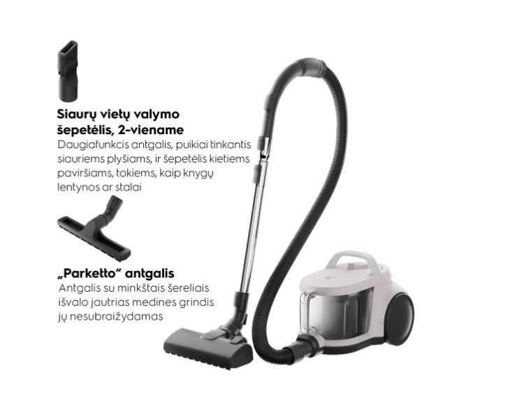 Cikloninis dulkių siurblys Electrolux EL51C2SW