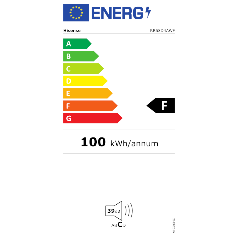 Šaldytuvas Hisense RR58D4AWF