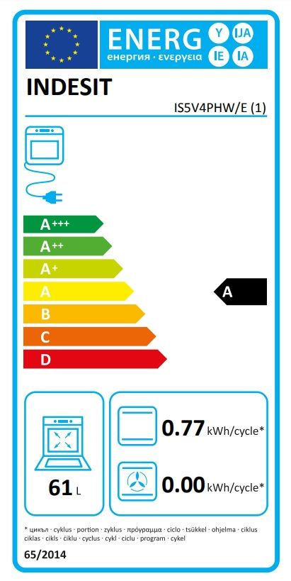 Elektrinė viryklė INDESIT IS5V4PHW/E