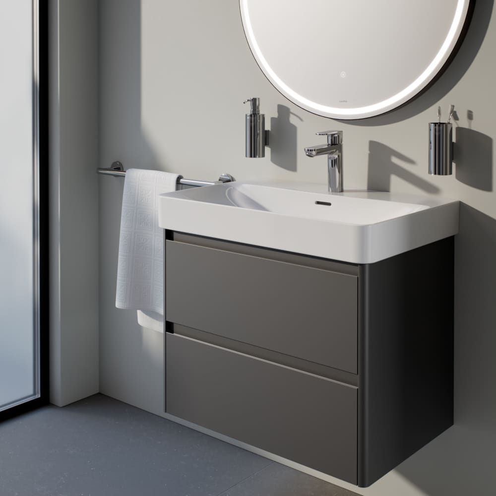 Keramikinis praustuvas LAUFEN PRO X baltas matinis 70x46,5cm, H8108657571041 Keramikinis praustuvas LAUFEN PRO X baltas matinis 70x46,5cm, H8108657571041