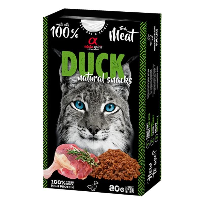 ALPHA SPIRIT NATURAL CAT skanėstai katėms su antiena 80g (6), ALPHG110000645