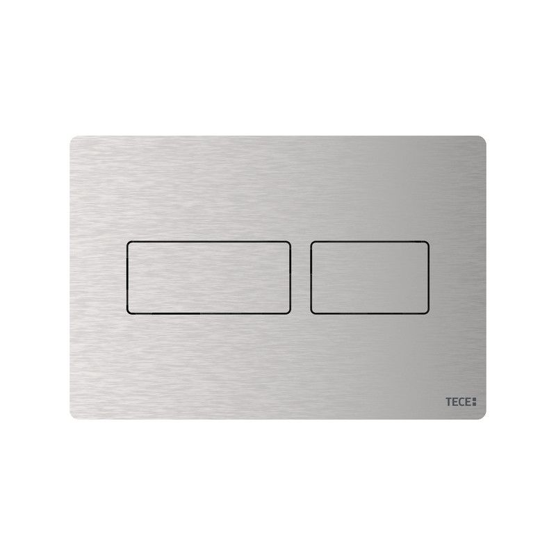 TECEsolid WC vandens nuleidimo plokšt., matinio plieno spalvos, su pirštų antspaudams atsparia danga, 9240434