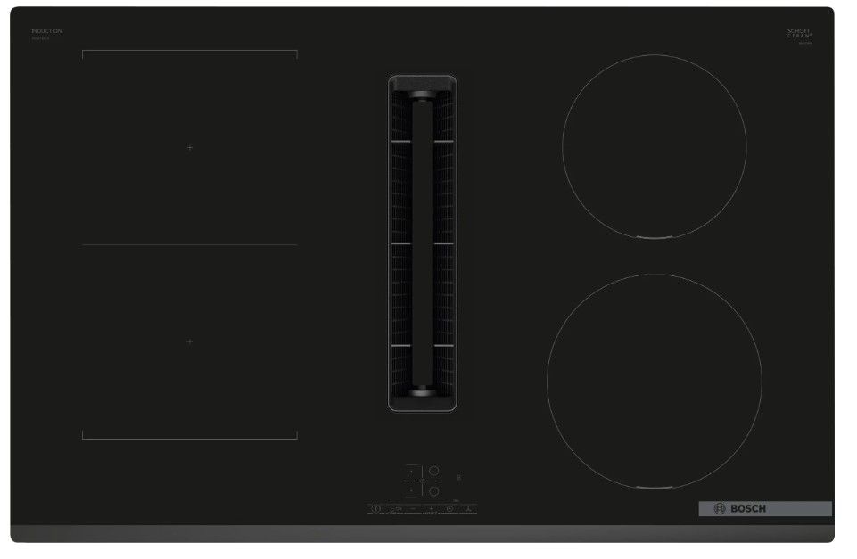 Indukcinė kaitlentė su integruota ventiliacijos sistema Bosch PVS831B16E Indukcinė kaitlentė su integruota ventiliacijos sistema Bosch PVS831B16E