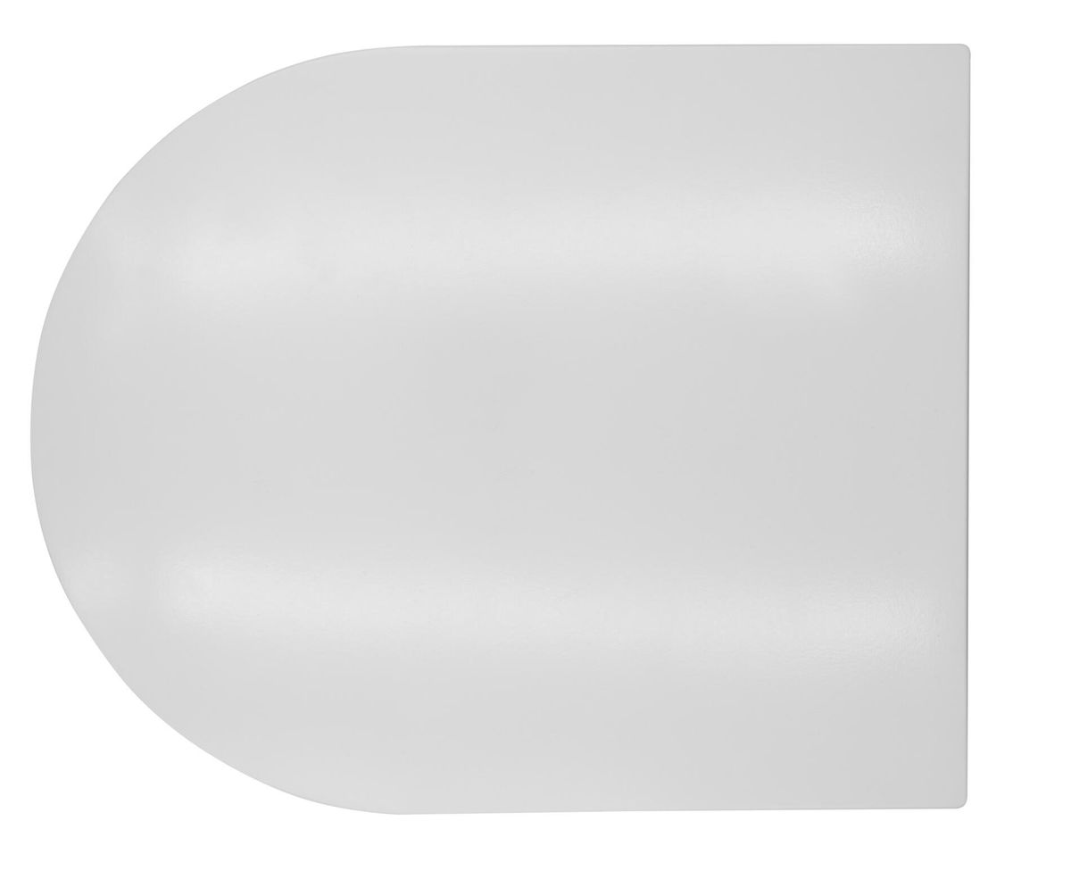 Klozeto dangtis RIDDER Cleveland, 45 x 37,2 cm, lėtai nusileidžiantis dangtis, baltas, 02130101 Klozeto dangtis RIDDER Cleveland, 45 x 37,2 cm, lėtai nusileidžiantis dangtis, baltas, 02130101