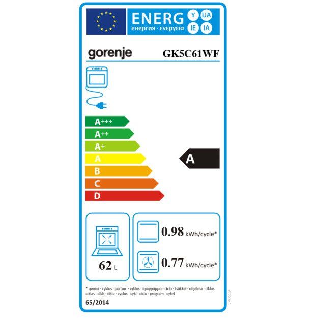 Viryklė GORENJE GK5C61WH