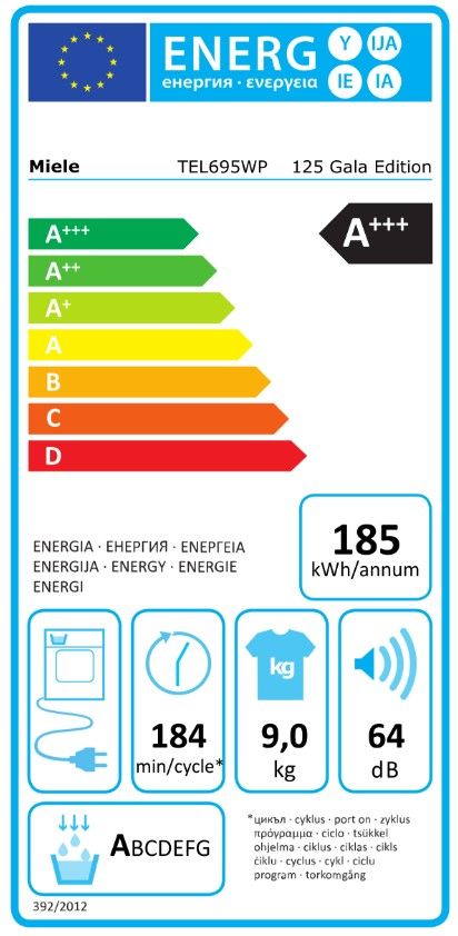 Džiovyklė Miele TEL695WP, 12488090 Džiovyklė Miele TEL695WP, 12488090