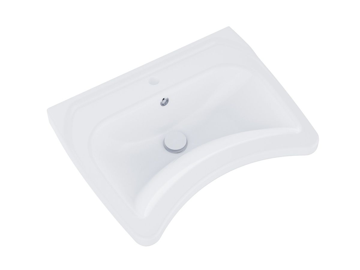 Praustuvas Ravak Safe 60, su maišytuvo anga ir perpildymo anga, XJX01160006