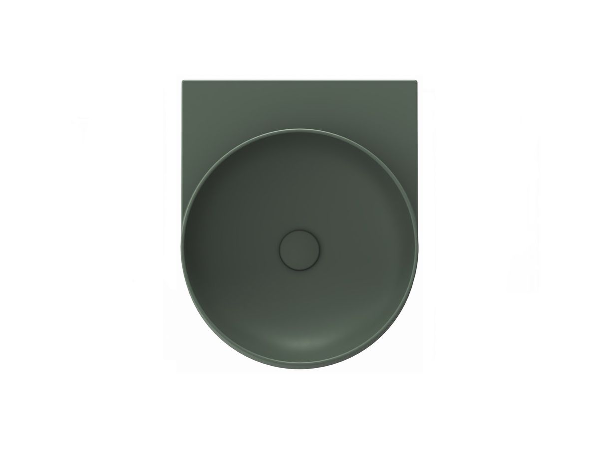 Keraminis praustuvas Ravak Yard 40, be angos maišytuvui, Grey Green, XJX08040000
