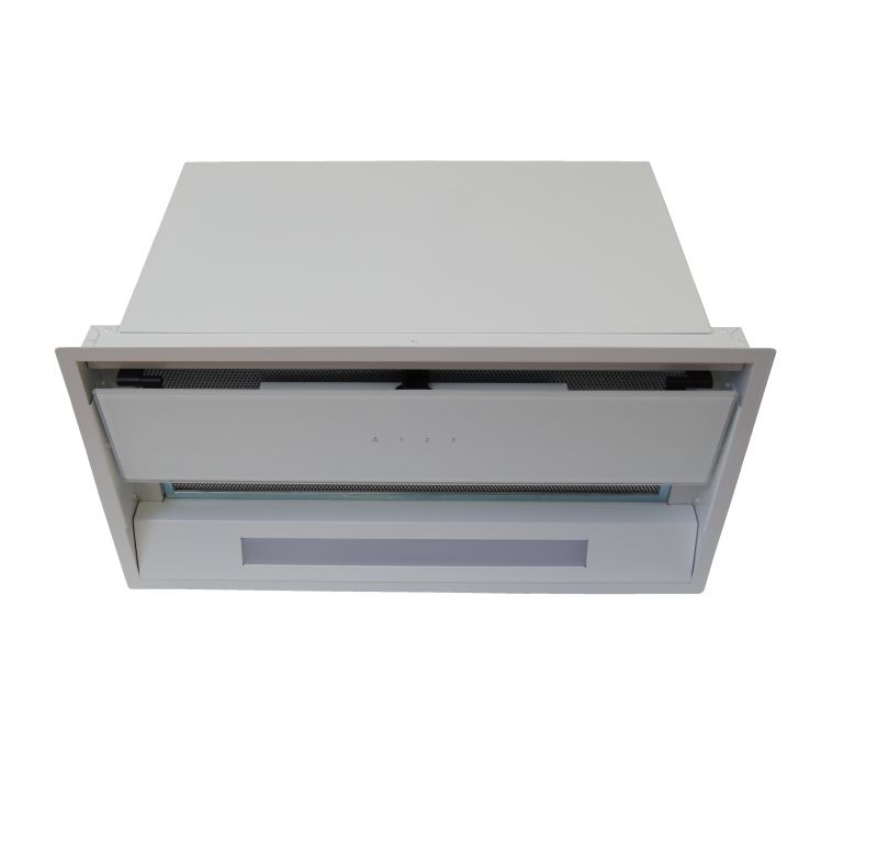 Įmontuojamas 52 cm pločio gartraukis Schlosser HPR52TCWH / GLASS, baltas