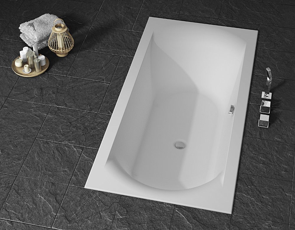Akrilinė vonia Riho Linares 190x90 cm, balta matinė, B143001105