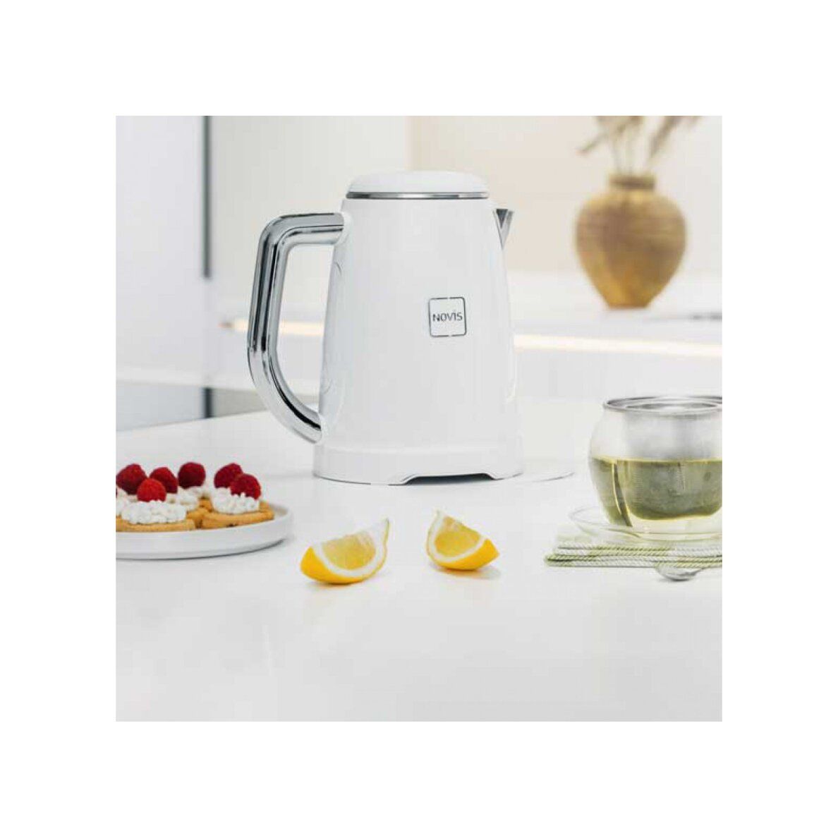 Elektrinis virdulys NOVIS KTC1, baltas, 710253, 7640128134114