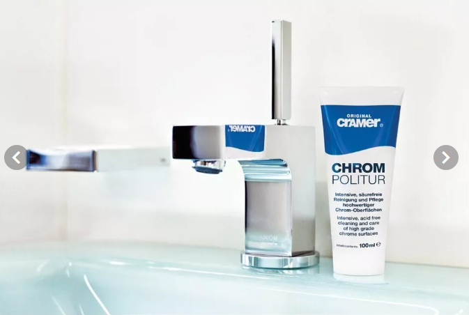 Valiklis chromuotiems paviršiams Cramer Chrom Politur 100 ml