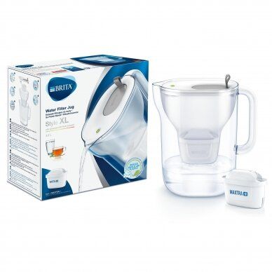 BRITA vandens filtravimo indas Style XL (3,6l) pilkas