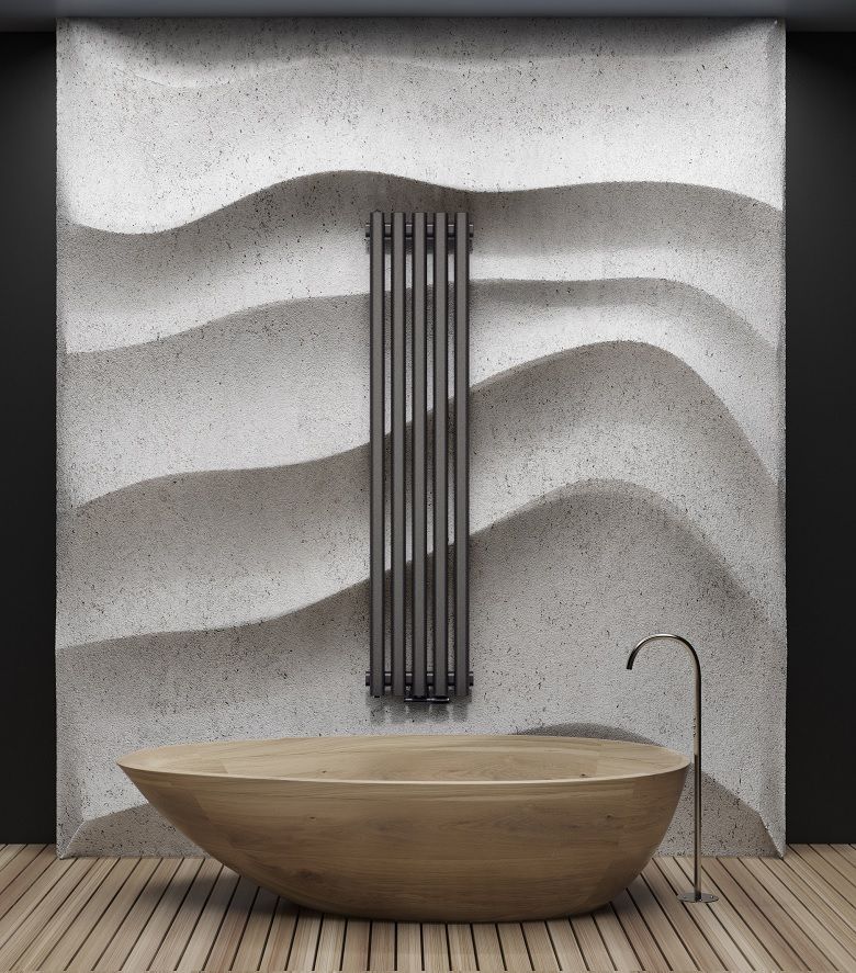 Rankšluosčių džiovintuvas Regnis Lazur 33x100 cm, juodas Rankšluosčių džiovintuvas Regnis Lazur 33x100 cm, juodas