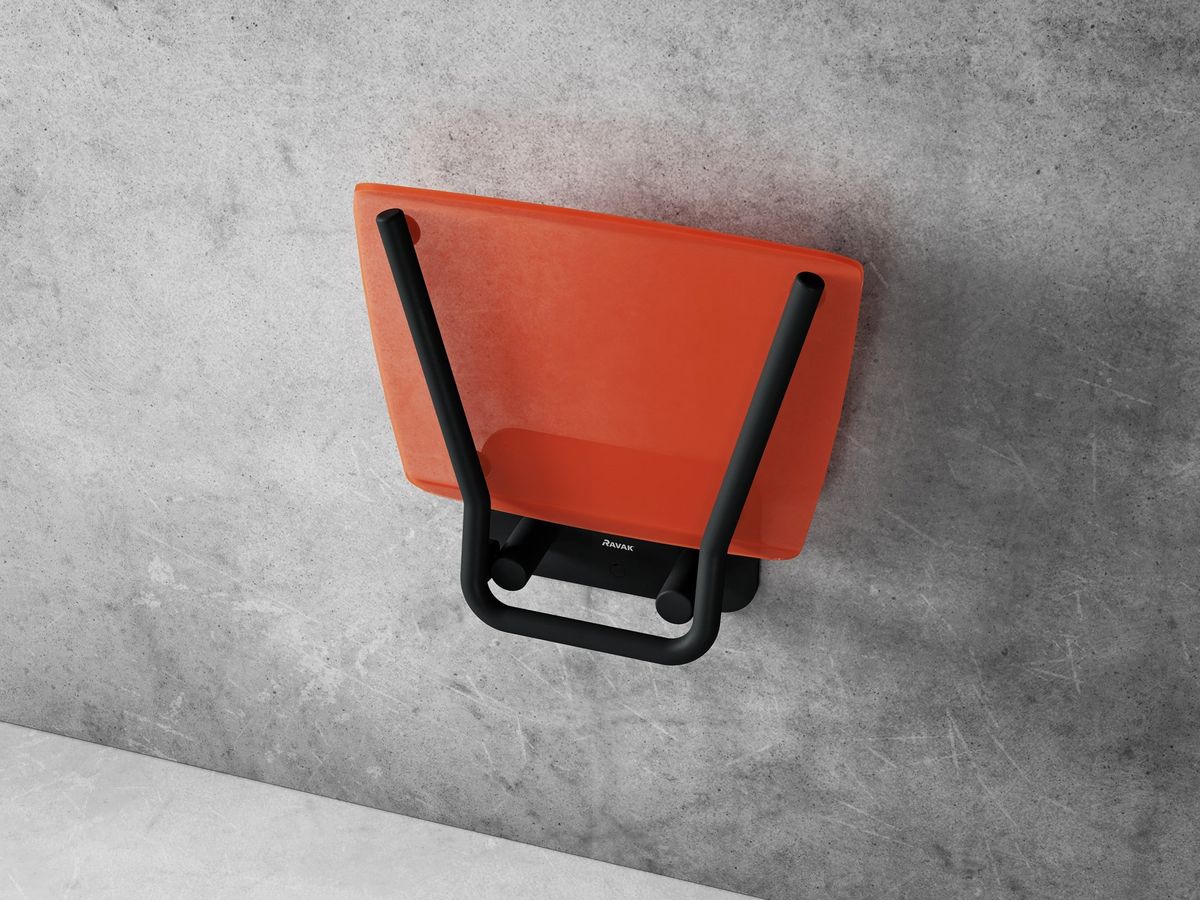 Ravak Dušo sėdynė Ovo B II, orange/juoda, B8F0000061