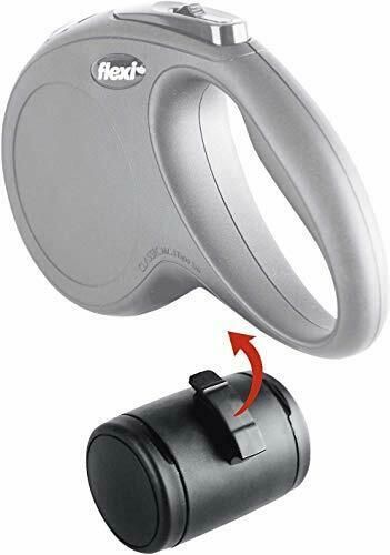 FLEXI New Classic Tape juodas pavadėlis S-5m iki 15kg, C5055177