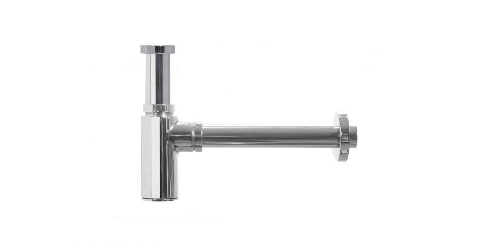 Butelinis sifonas praustuvui Fiore, chromas, 30CR8851 Butelinis sifonas praustuvui Fiore, chromas, 30CR8851