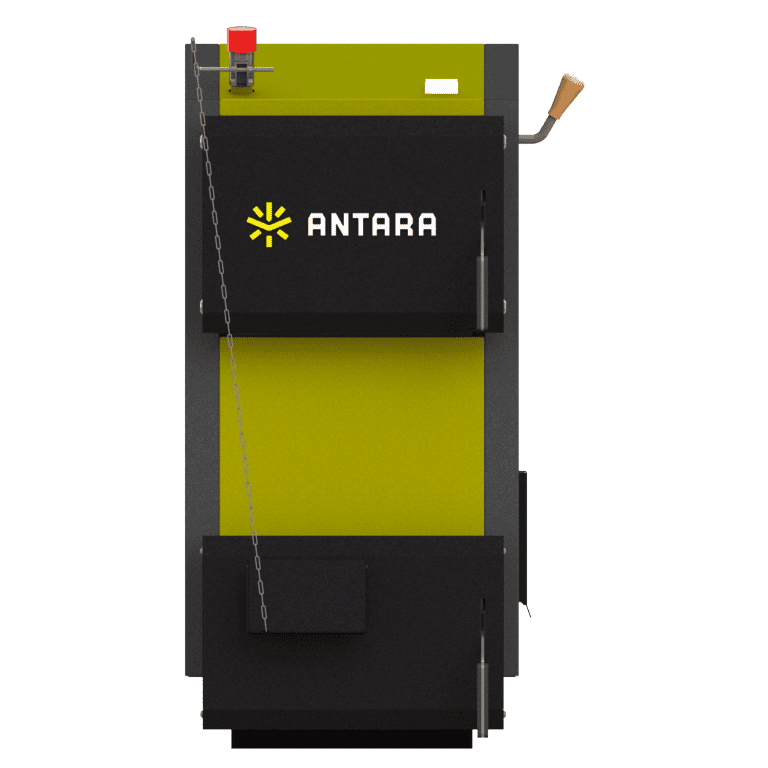 Kieto kuro katilas Antara K-25 D, 25 kW, durelių vyriai dešinėje