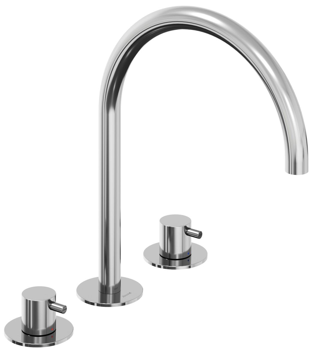 Praustuvo maišytuvas Ravak Espirit 270 mm, 3 dalių be dugno vožtuvo, Chrome X070195