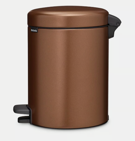 Šiukšlių dėžė Brabantia NewIcon 5L, Warm Bronze, 255229