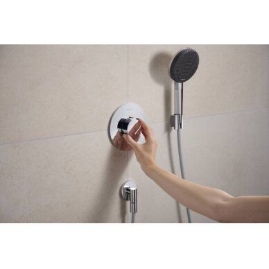 Termostatinis dušo/vonios maišytuvas Hansgrohe Ecostat Comfort S, chromas, 33715000