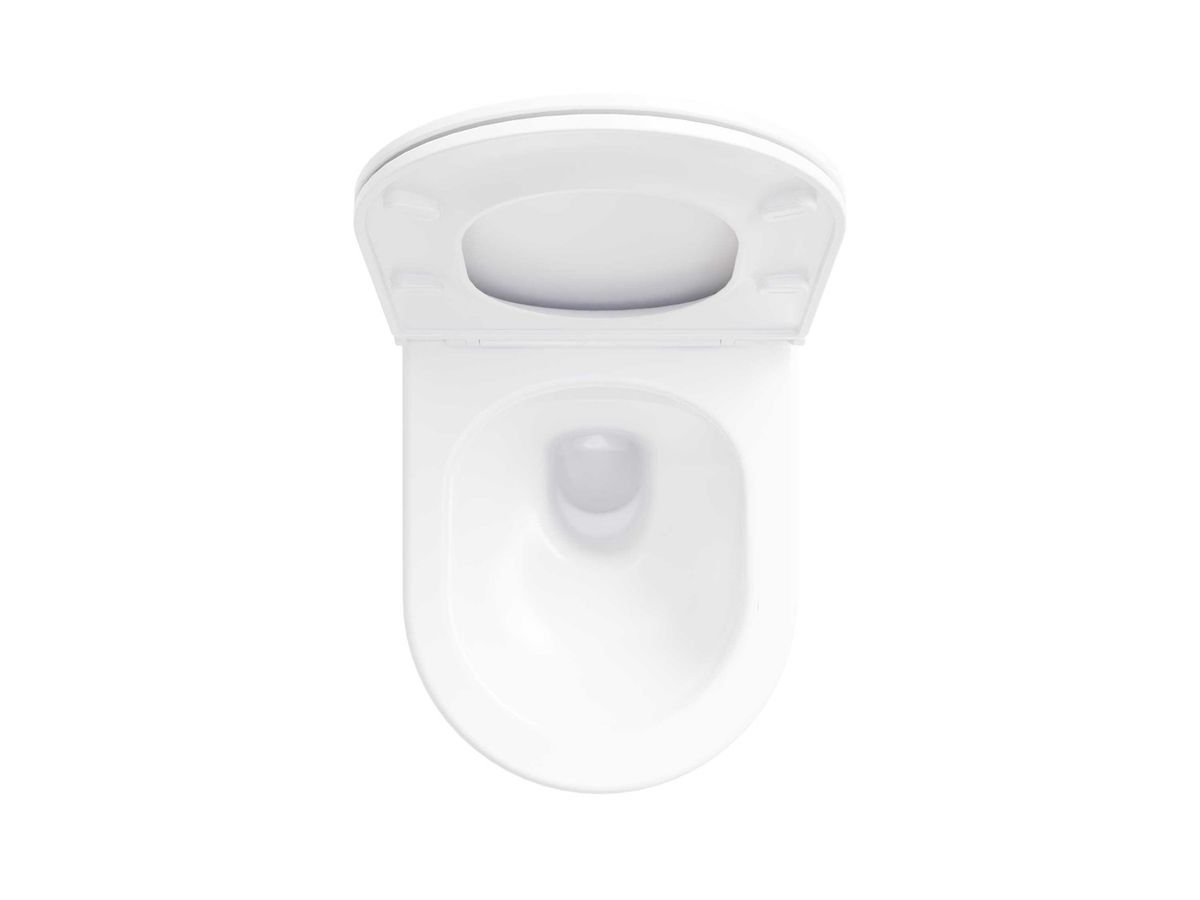 WC komplektas Ravak SETWC3 - WC Flow RimOff set, pakabinamas ant sienos, baltas WC komplektas Ravak SETWC3 - WC Flow RimOff set, pakabinamas ant sienos, baltas