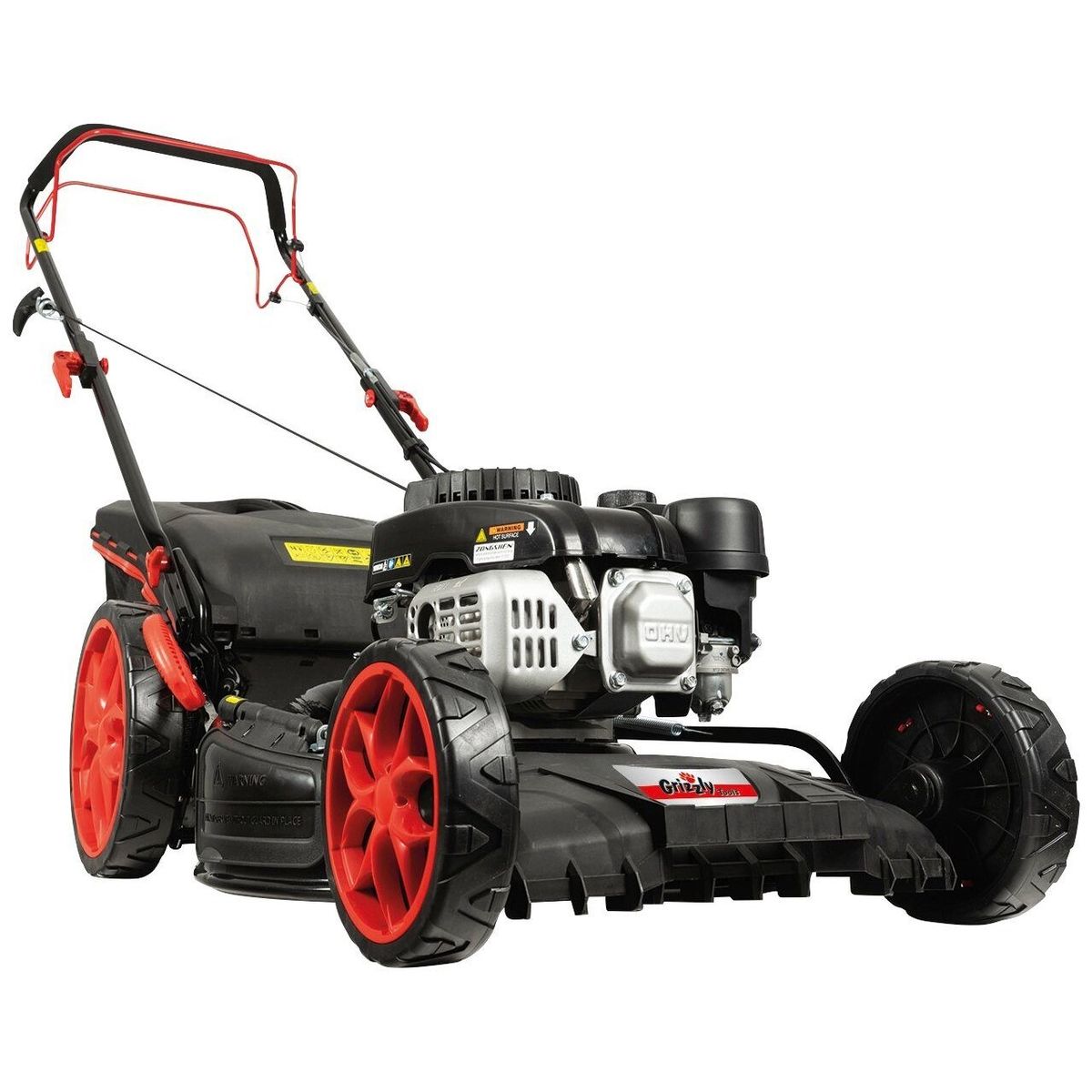 Benzininė vejapjovė Grizzly BRM 5117-2 A, 4 in 1, 2700 W