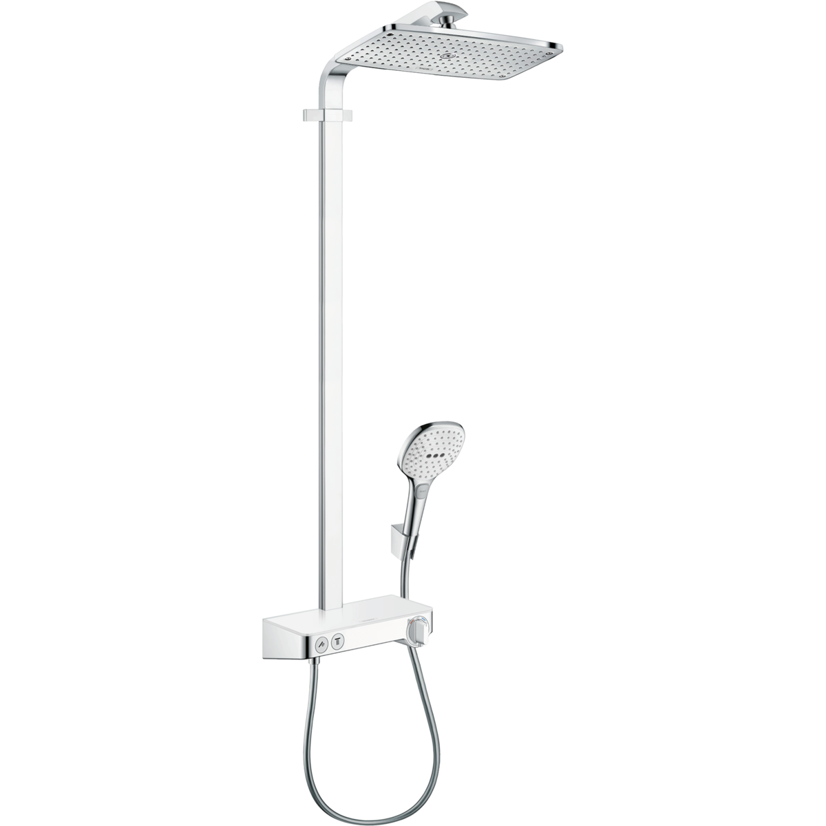 Dušo sistema Hansgrohe Raindance Select360 Showerpipe, balta, 27288000