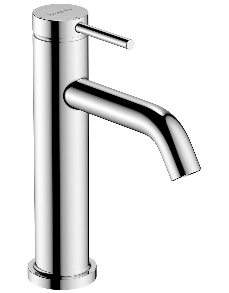 Praustuvo maišytuvas Hansgrohe Tecturis S 110 su dugno vožtuvu, chromas, 73314000