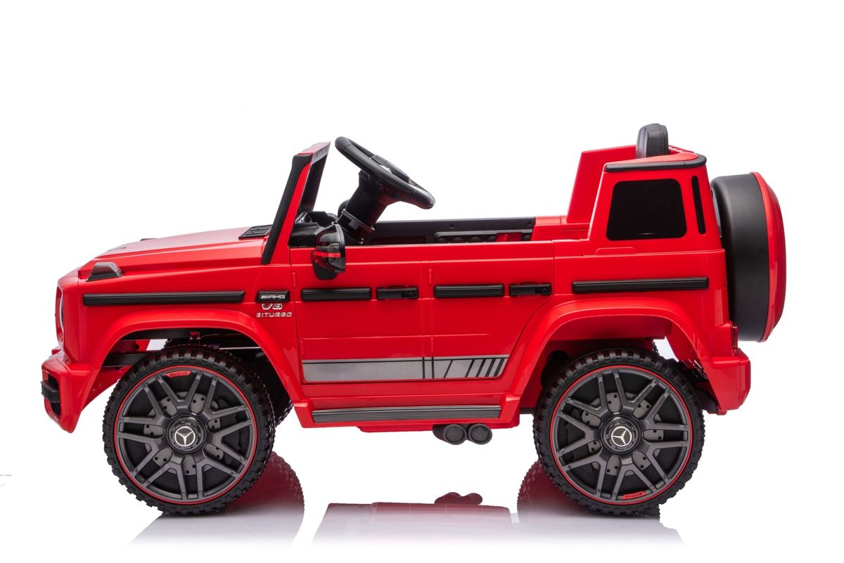 Vaikiškas elektromobilis Mercedes G63 HATIS, raudonas Vaikiškas elektromobilis Mercedes G63 HATIS, raudonas