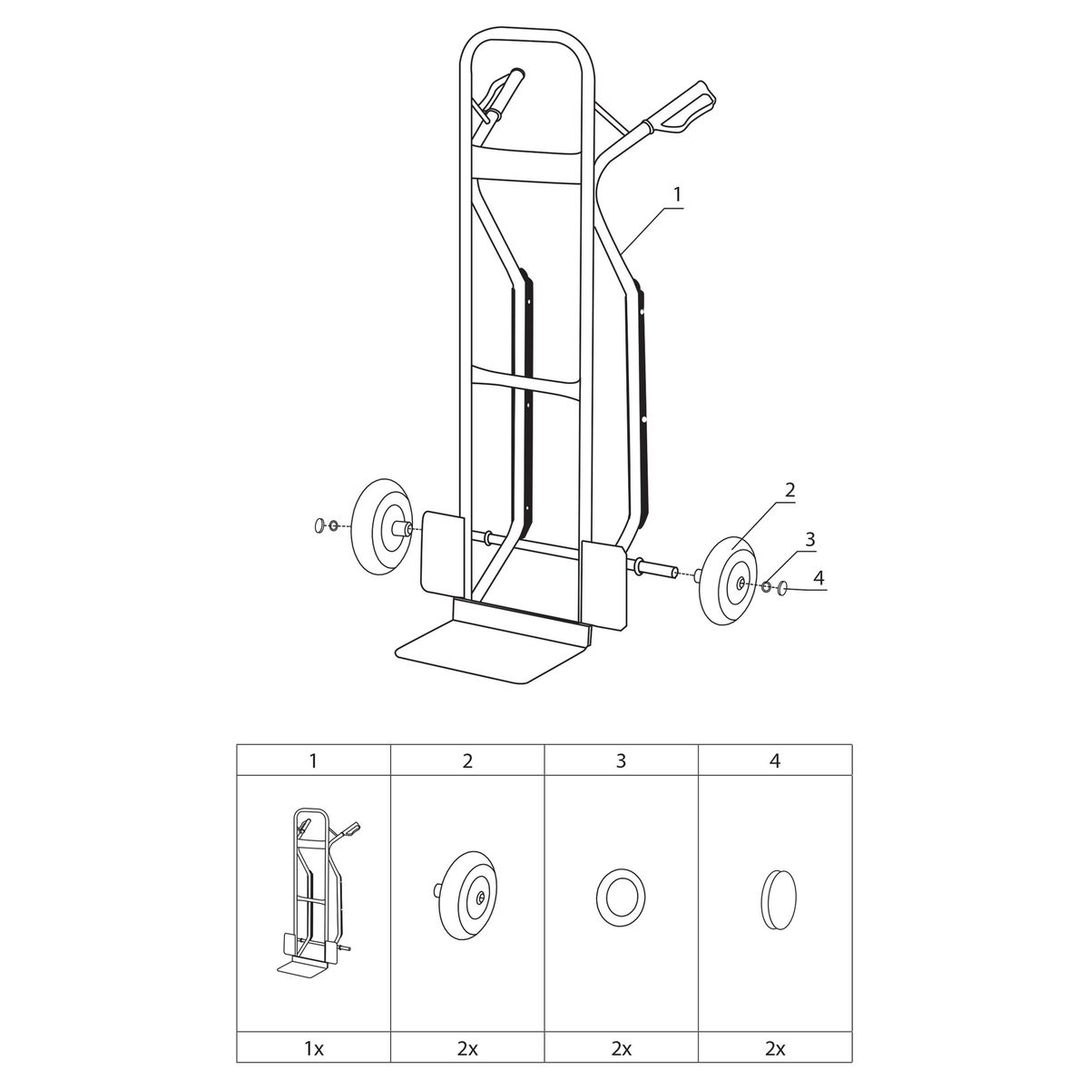 Krovinių vežimėlis Stanley HT524, 250 kg Krovinių vežimėlis Stanley HT524, 250 kg