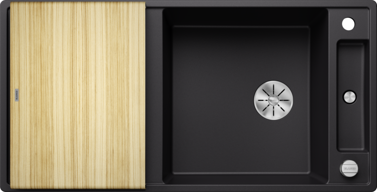 Silgranitinė plautuvė BLANCO AXIA III XL 6 S SILG PDUR Juoda Z.ES InFino M.AF