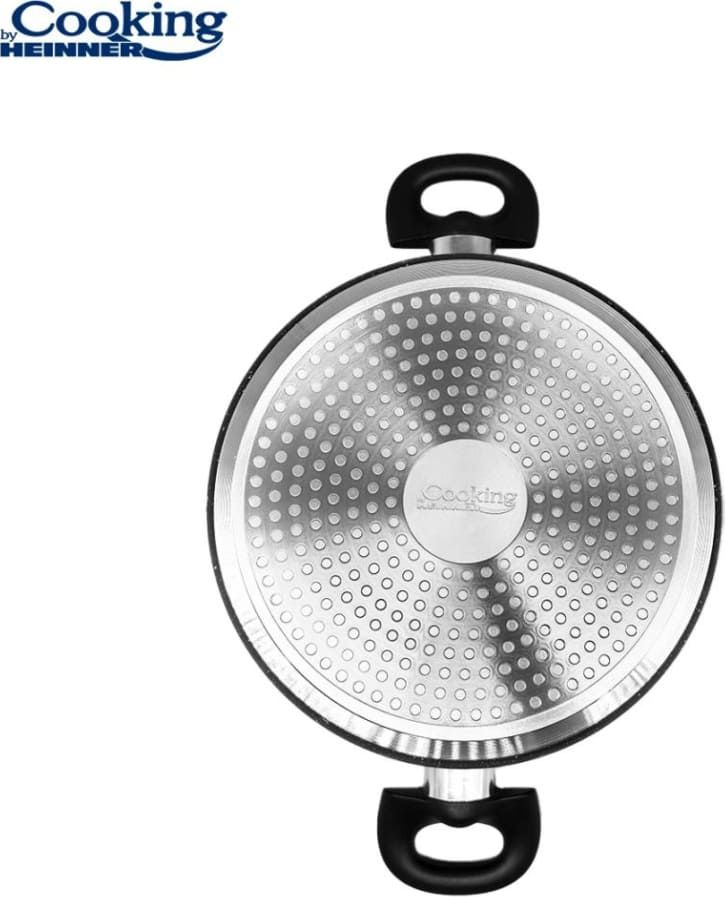Puodas su dangčiu aliuminio su keramikos danga 2.8L 22x9cm HR-NL-22S HEINNER Puodas su dangčiu aliuminio su keramikos danga 2.8L 22x9cm HR-NL-22S HEINNER