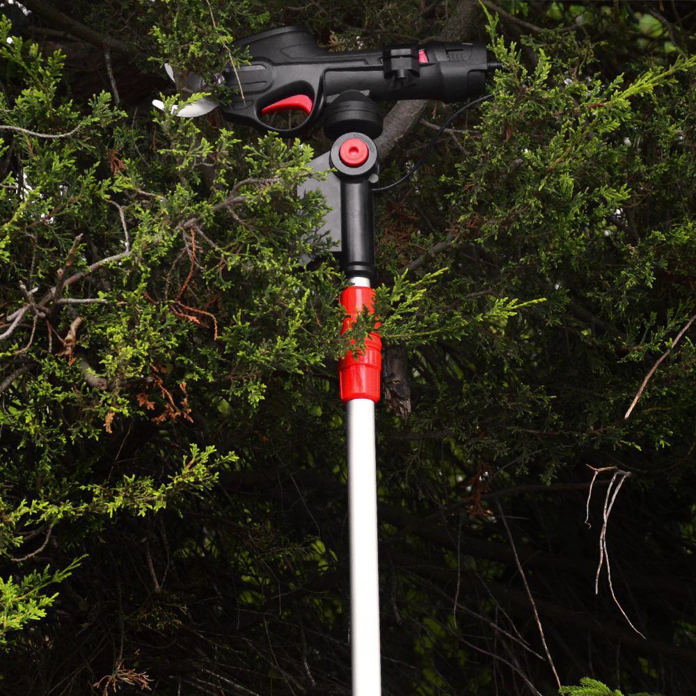 Akumuliatorinis sekatorius su teleskopine rankena Elem Garden Technic, 7.2 V Akumuliatorinis sekatorius su teleskopine rankena Elem Garden Technic, 7.2 V