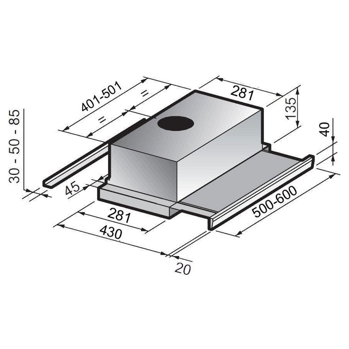 Gartraukis Allenzi S2 60 BL1 LED