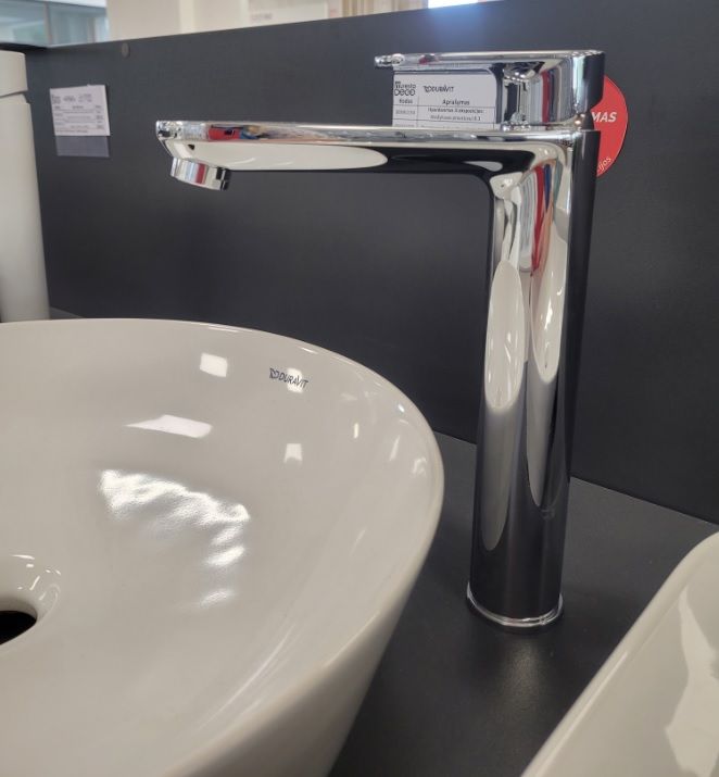 Aukštas maišytuvas praustuvui Duravit B3 Aukštas maišytuvas praustuvui Duravit B3