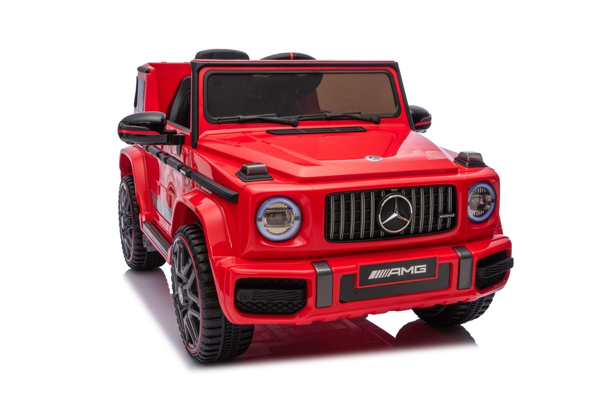 Vaikiškas elektromobilis Mercedes G63 HATIS, raudonas Vaikiškas elektromobilis Mercedes G63 HATIS, raudonas
