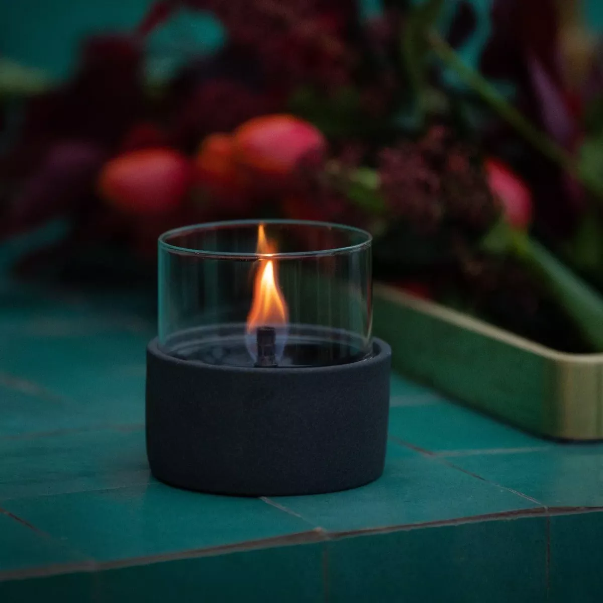 ASTER 10 Lava mini stalo židinys/žvakė, naudojamas Tenderfuel skystis