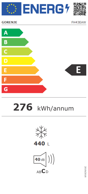 Šaldiklis GORENJE FH43EAW