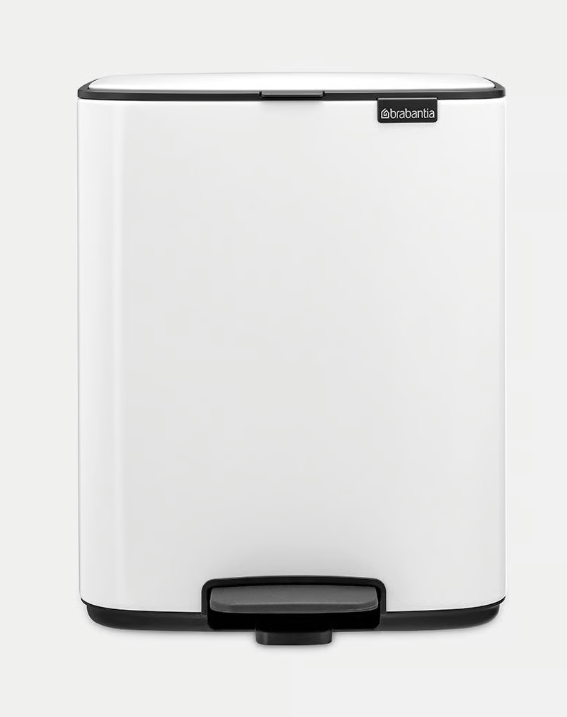 Šiukšlių dėžė Brabantia Bo, 12L., Balta, 236907