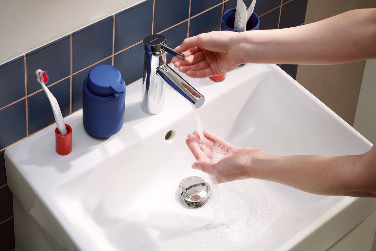 Maišytuvas praustuvui hansgrohe Zesis S 100, chromas 74724000