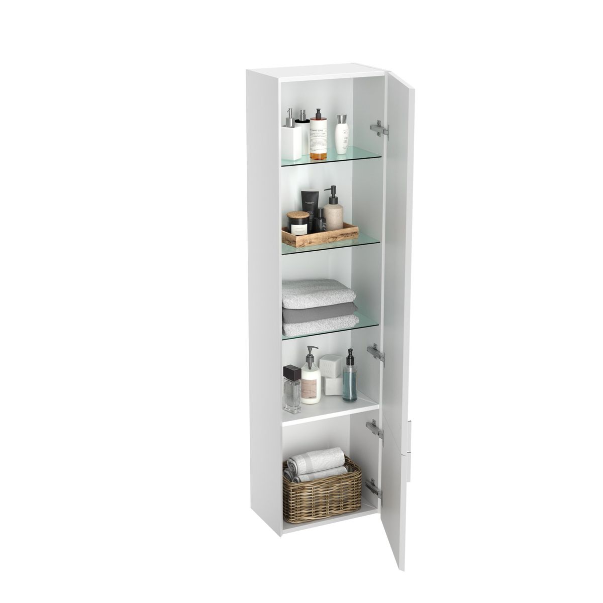 Aukšta spintelė Ravak SB Clear II 40 D aukšta spintelė balta X000001644