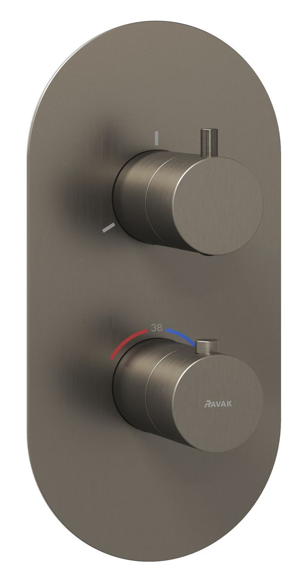 Potinkinis termostatinis maišytuvas Ravak Espirit, grafito, X070326