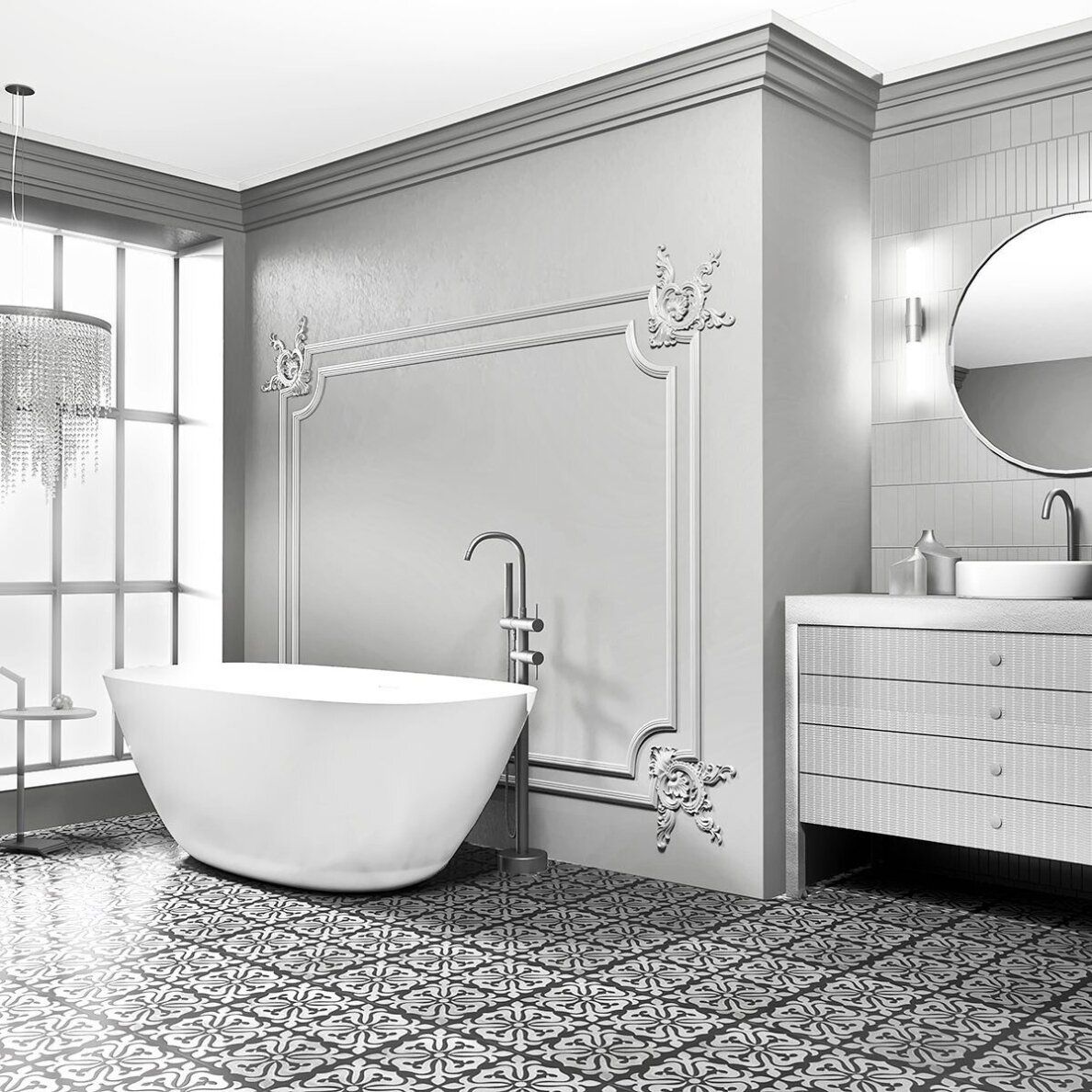 Lieto akmens vonia Bathesa Granada 170x82 cm
