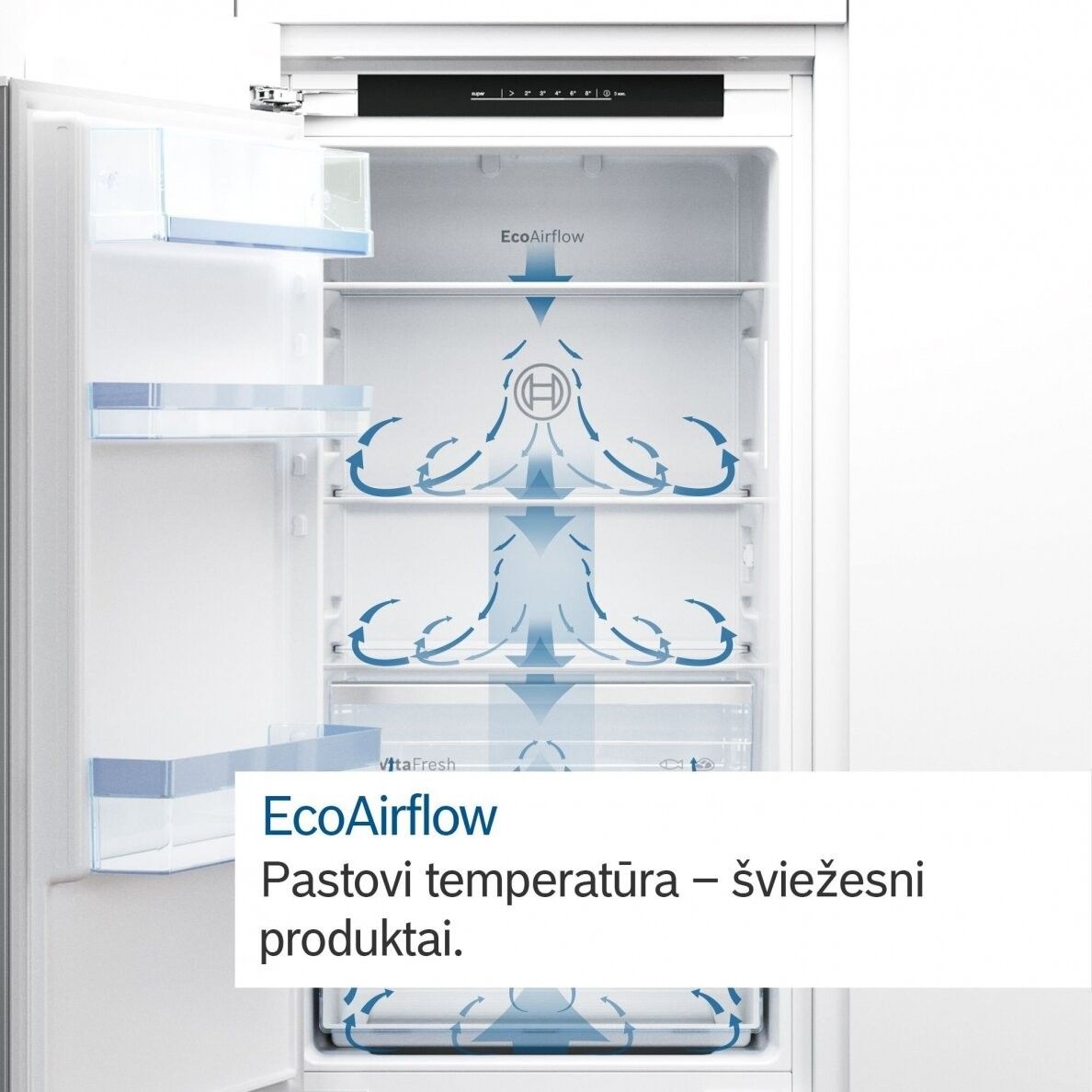 Šaldytuvas Bosch KIN86NSE0 Šaldytuvas Bosch KIN86NSE0