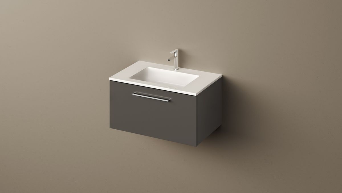 Akmens masės praustuvas PAA Loto nestandartinio dydžio 600-1200 mm x 490 mm, baltas ILOT600-1200/00