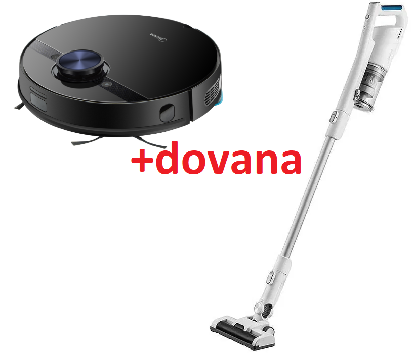 Robotas dulkių siurblys Midea M7 EVo, 441527, juodas+ DOVANA Akum. šluota Midea p5, balta Robotas dulkių siurblys Midea M7 EVo, 441527, juodas+ DOVANA Akum. šluota Midea p5, balta