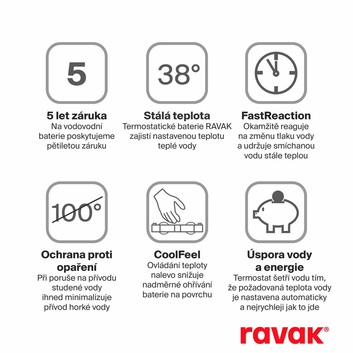 Dušo stovas Ravak Flat , su termostatiniu maišytuvu ir dušo komplektu, reguliuojamas, chromas X070442