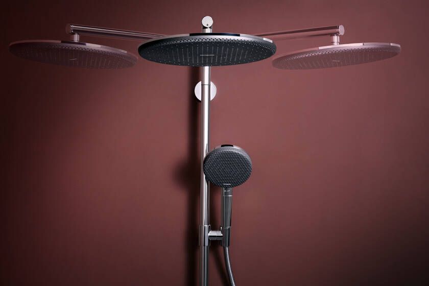 Termostatinė dušo sistema Hansgrohe Raindance Alive S Puro 300 1jet EcoSmart+ su Ecostat Element, chromas, 24594000 Termostatinė dušo sistema Hansgrohe Raindance Alive S Puro 300 1jet EcoSmart+ su Ecostat Element, chromas, 24594000