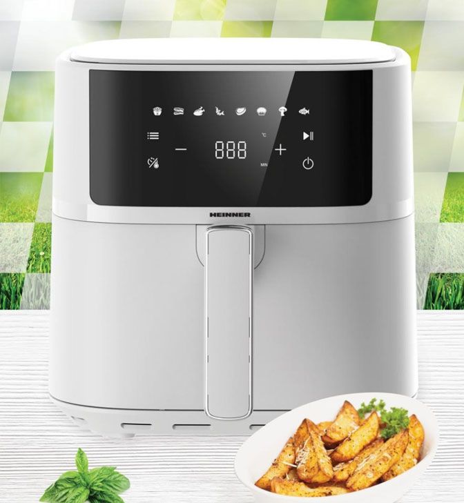 Oro keptuvė 1700 W, 5,7 l HAF-B6WH17SQ HEINNER Oro keptuvė 1700 W, 5,7 l HAF-B6WH17SQ HEINNER